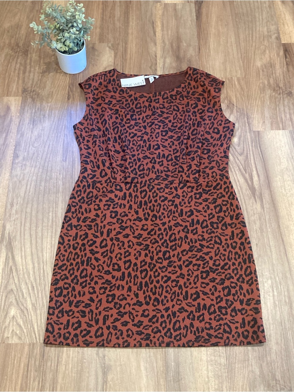 Nine West Leopard Sheath Dress